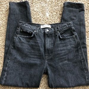 Reformation Julia High Cigarette Black